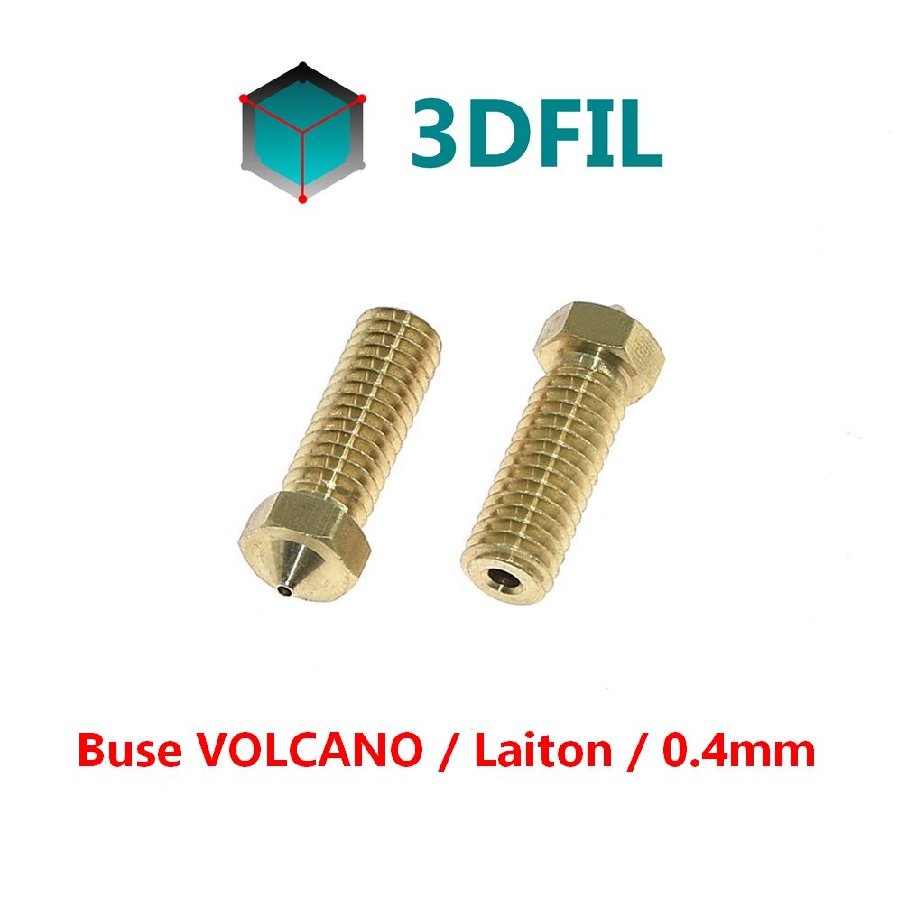 Buse laiton MK7 / MK8 0.4mm / filament 1.75mm / Envoi sous 24H / 3DFIL